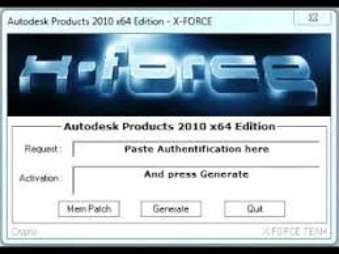 Xforce keygen 64 bits autodesk 3ds max 2010